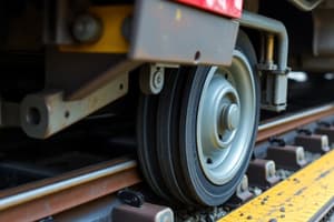 Railway Adhesion and Wheel Slip Quiz