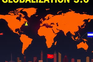 Globalization 3.0 and Multinational Strategy Quiz