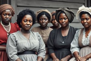 19th Century Women's Roles and Black Community Dynamics