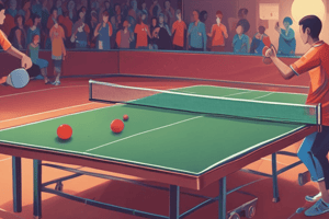 Table Tennis Service Rules