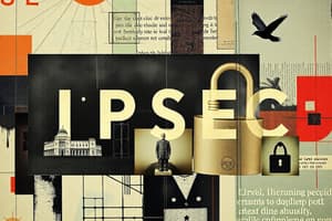 Internet Protocol Security (IPsec) Overview