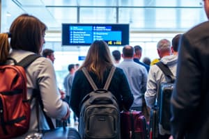 Air Travel Boarding Process