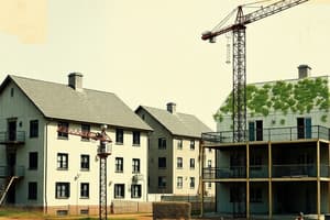 Residential Construction Overview