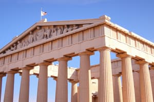 The Parthenon Flashcards