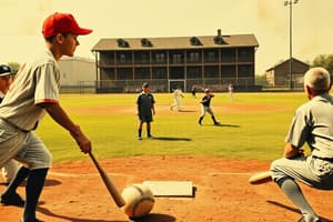 Béisbol para niños de primaria