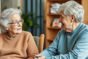 Autonomy in Older Adults' Care Settings