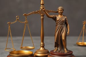 Principles of Justice and Fairness