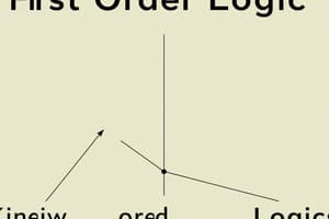 Introduction to First Order Logic