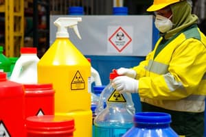 Hazardous Materials Management Quiz