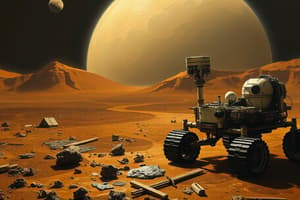 Organic Matter on Mars Exploration