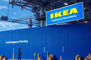 Contingency Plans and IKEA