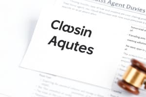 Closing Agent Duties and Fraud Prevention