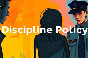 Washoe County Sheriff's Office Discipline Policy