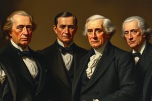 Overview of the First 20 U.S. Presidents