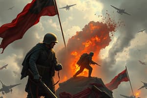 World War I Overview Quiz