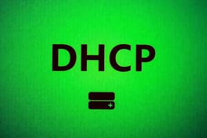 Protocolo DHCP y Arquitectura Cliente/Servidor