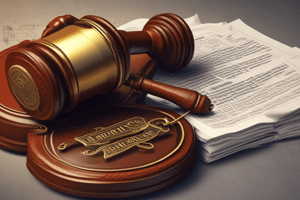 Criminal Evidence and Procedure