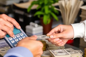 Payment Methods and Cash Handling