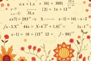 Edexcel AS Level Mathematics: Ch 1-3 Practice