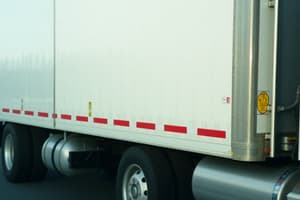 Commercial Driver Regulations Quiz