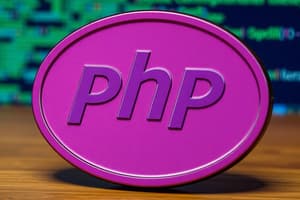 Introduction to PHP Programming