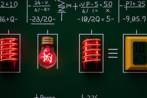 Electrical Engineering: Power and Energy Quiz