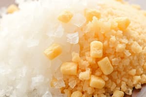 Carbohydrates: Sugars, Starches, Fibers