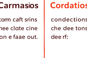 English Comparisons and Conditionals