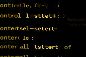 Control Structures: Nesting, Selection, and Loops