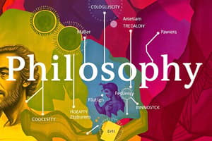 Overview of Philosophy