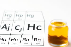 Chemistry Quiz: Chemical Symbols