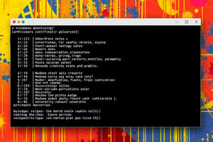 Windows Command Prompt Basics