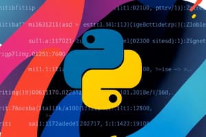 Python бағдарламалау тілі