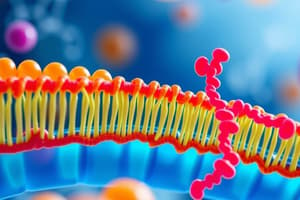 Cell Membrane Structures and Functions