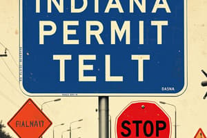 Indiana Permit Test Flashcards