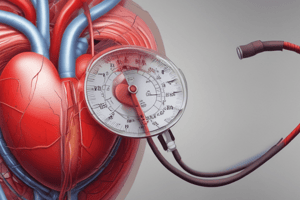 Cardiovascular Physiology: Blood Pressure