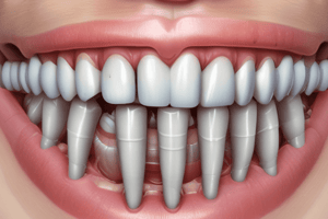 Instrumentação Periodontal - Regiões da Boca