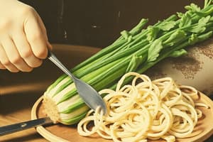 Cooking and Storing Vegetables