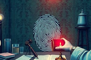 Forensic Science: Fingerprint and Evidence Analysis