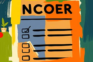 NCOER Evaluation System Flashcards