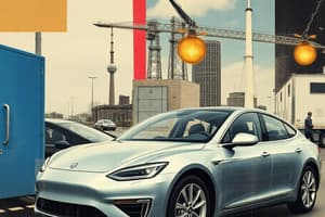 Automotive Industry Revolution Quiz