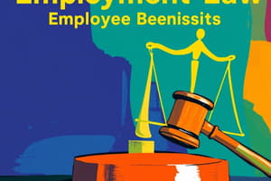 Employment Law Overview Quiz