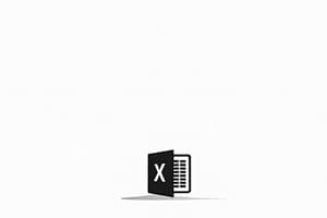 MS Excel: Tableur Microsoft Office