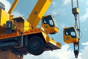 Lifting Equipment Safety and Operations