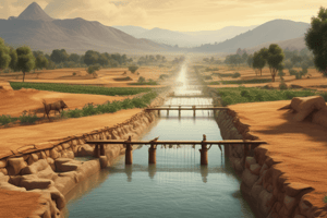 Ancient Civilizations and Irrigation Systems