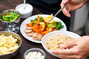 Meal Management and Nutrition Principles