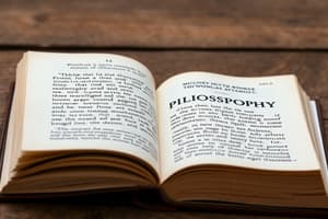 Socratic Dialogues Glossary