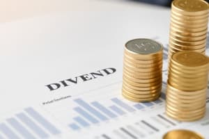 Dividend Policy and Financial Statements