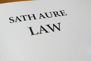 Sources of Law in South Africa