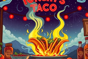 Torchy's Tacos Sauces Flashcards